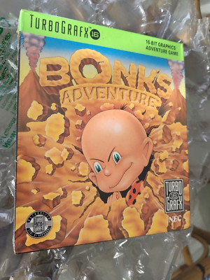 Bonk's Adventure Bonk Turbografx 16 Exclusive Brand New Factory Sealed Classic