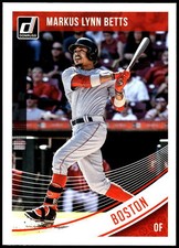 2018 Donruss #191c Mookie Betts Career Stat Line Markus Lynn Betts #/351