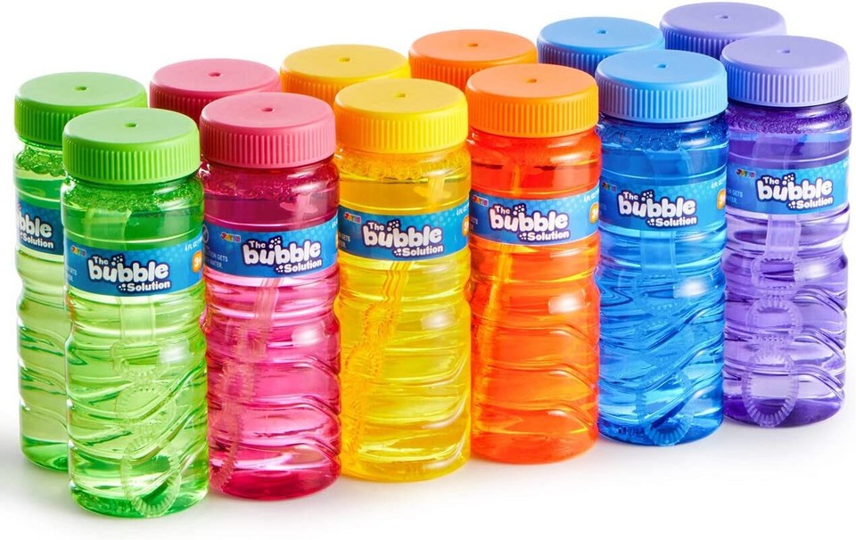 12pcs Heart Bubble Wands, Mini Wedding Bubbles Stick Tube Clear Bottle