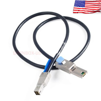 External Mini-SAS SFF-8644 To Mini-SAS SFF-8088 High Density HD Raid Cable 3.3FT