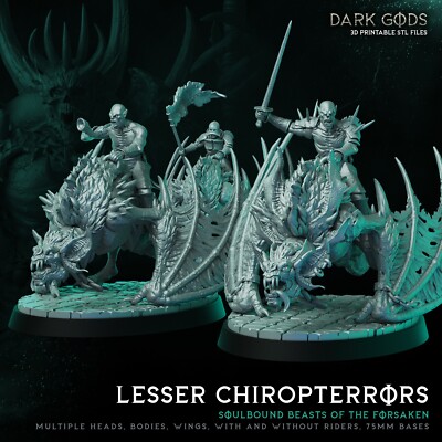 3x Forsaken Terrors Dark Gods für Sigmar Flesh-Eater  Ghouls Knights