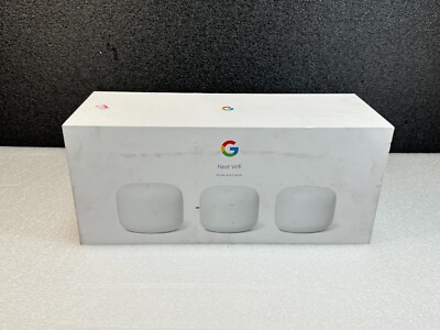 NEW Google Nest Smart Mesh Wi-Fi by Google Assistant AC2200 Rtr +2 points AC1200
