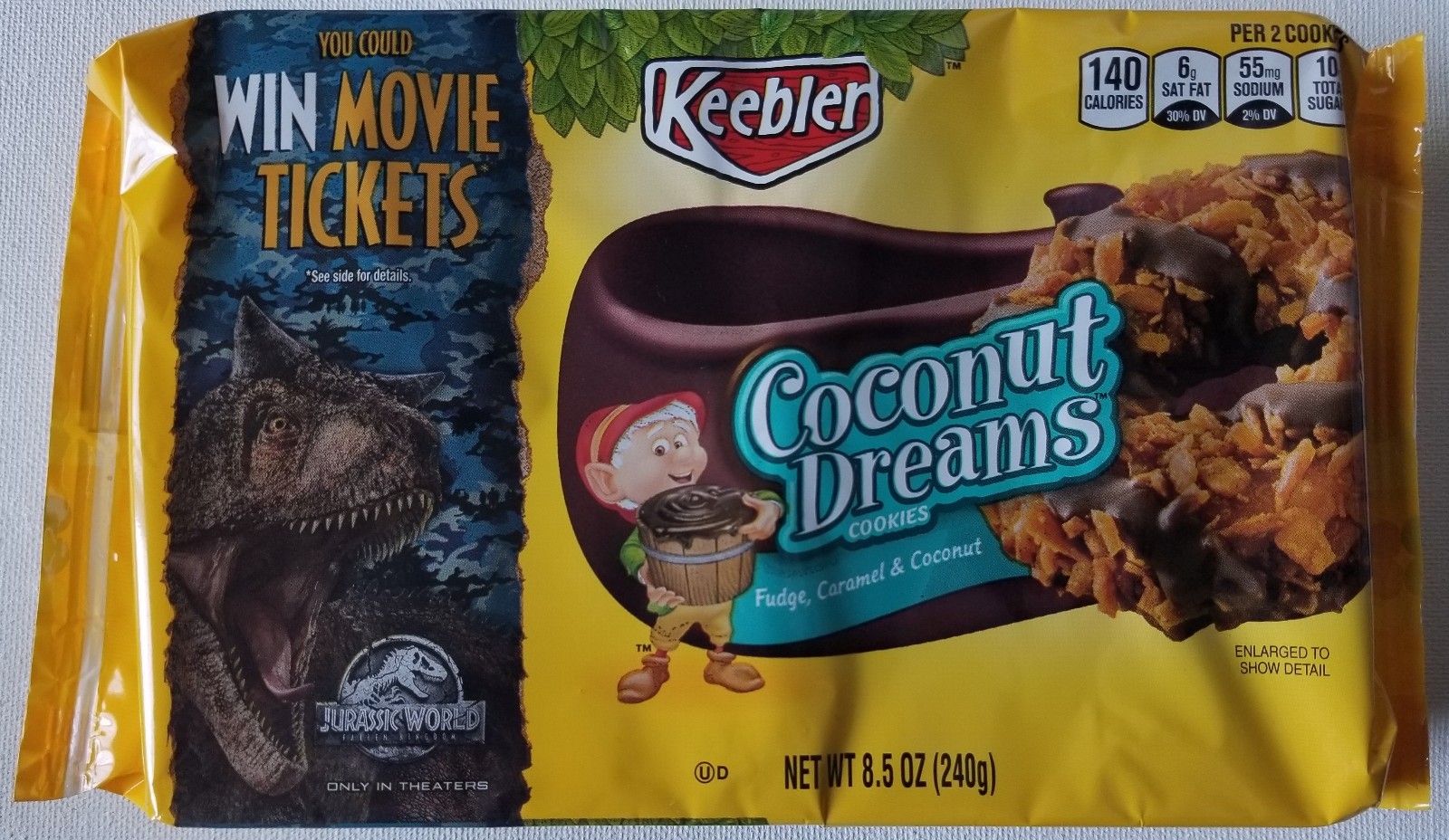 NEW Keebler Fudge Coconut Dreams Cookies One 8.5 oz Box eBay