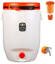 Beczka Speidel Beczka na napoje Beczka na moszcz 60L z kranem wylotowym ze stali nierdzewnej + pund fermentacyjny