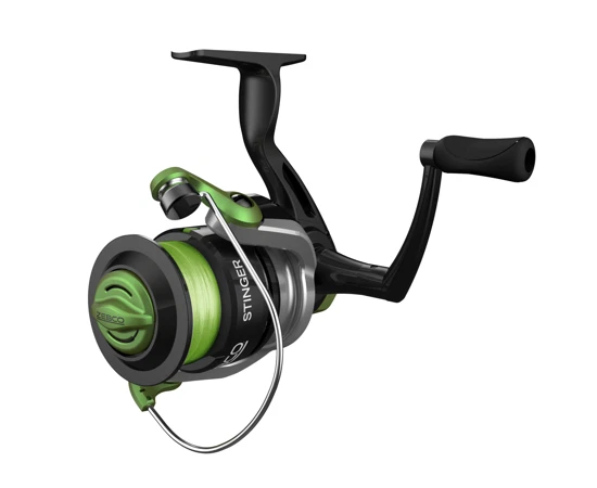 Moulinet Spinning Zebco Quantum QMD 20 - Traînée Arrière - Noir - Occasion