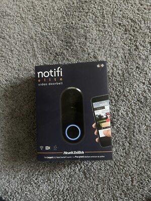 NEW Heath Zenith SL-3012-00 Elite Notifi Video Doorbell WIRED