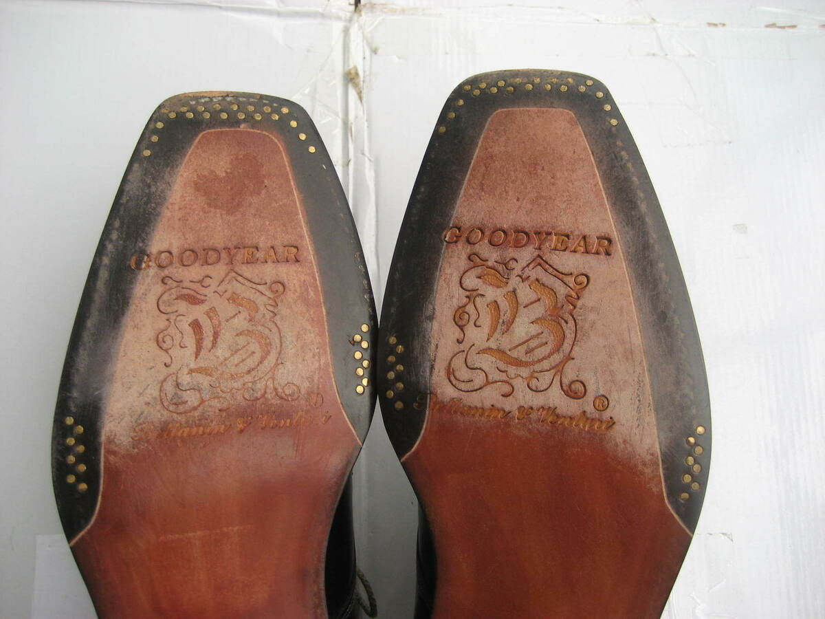Bettanin & Venturi Mens Shoes, Black Leather, Size 7 (about Bettanin & Venturi Mens Shoes, Black Leather, Size 7 (about