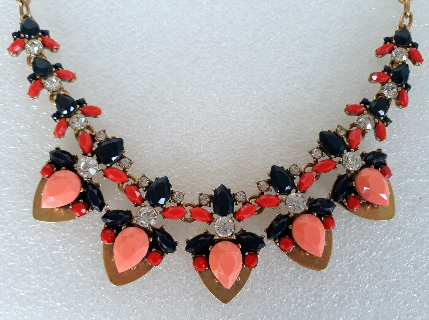 J. Crew ~ Adjustable Multicolored Rhinestone Chun… - image 2