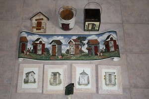 Lot of Out-House Themed Home Decorations