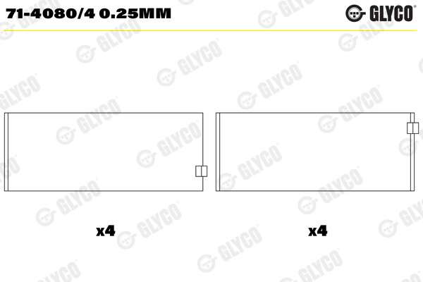 Glyco Pleuellager FüR Fiat Ducato Kasten 250 120 Multijet 2.3 D 110 244 180 150-image