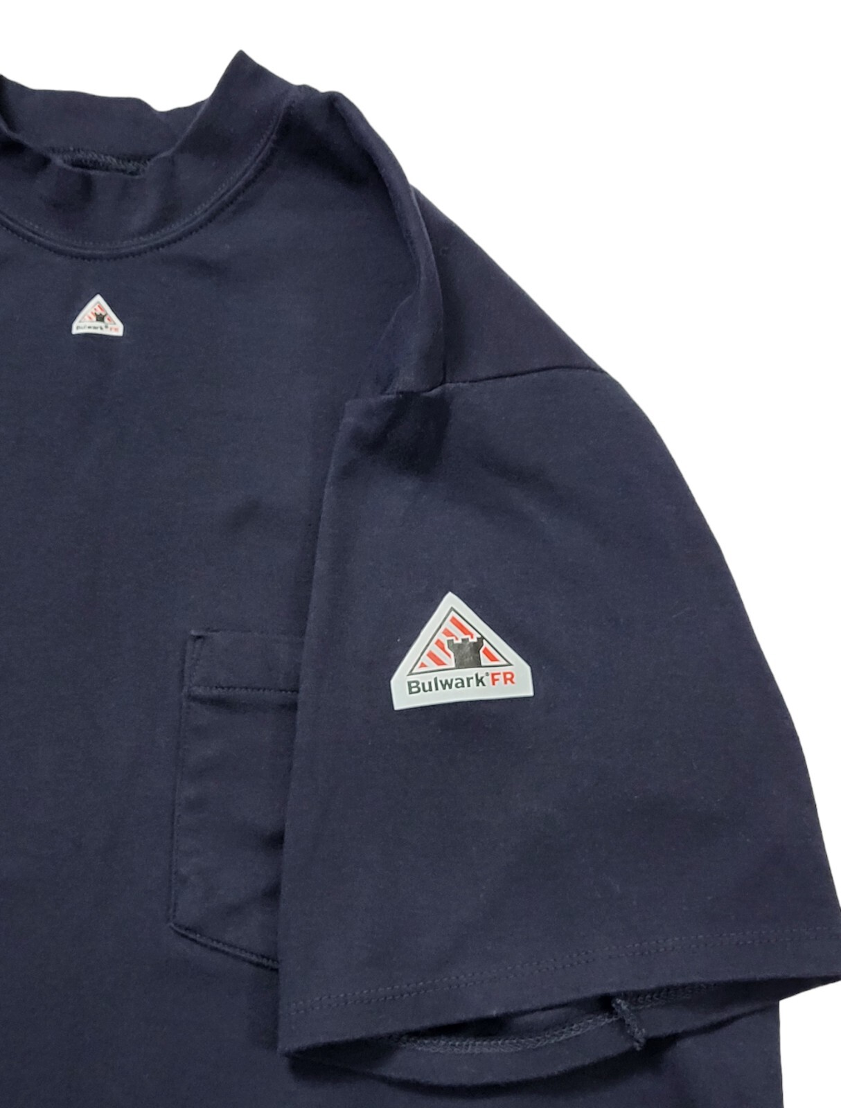 Bulwark FR Shirt Men's Size XL Flame Resistant 9.6 ATPV Rating Short