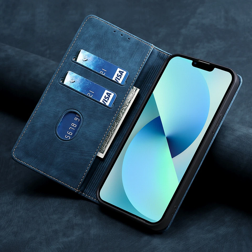 Case For Google Pixel 10 9 8 7 6 Pro 6a 5 5a 4 4a 9a Flip Magnetic Stand Cover - Image 3 of 4