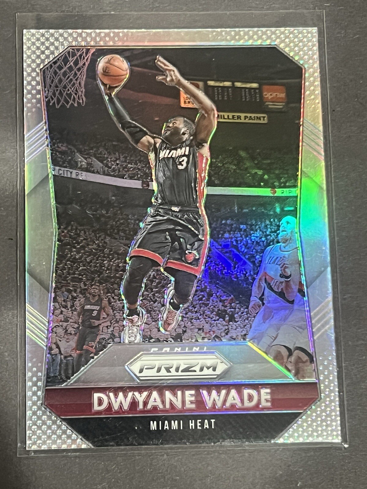 2015-16 Prizm Dwyane Wade Silver Prizm #64 Miami Heat