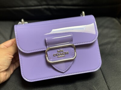 COACH CR287 Jelly Morgan Square Crossbody Bag Light Violet