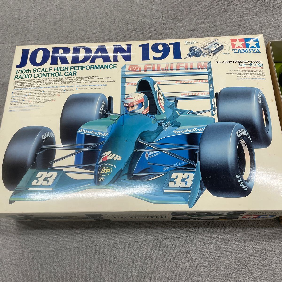 TAMIYA 1/10 JORDAN 191 Jordan Formula 1 electric RC racing TAMIYA 1/10 JORDAN 191 Jordan Formula 1 electric RC racing