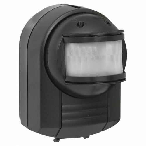 Bewegungsmelder, SPECTRA, IP44, schwarz, Aufputz Erfassungswinkel 200° Friedland - Bild 1 von 1