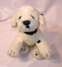 Russ Dalmatian w/ Embroidered Collar 10" Plush Puppy Dog  4390 Lying Down Toy