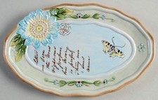 Fitz & Floyd Toulouse Blue Oval Appetizer Dish 11594877