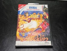 ALADDIN Disney's Sega Master System Boxed & Manual PAL REGION FREE (Works in US)