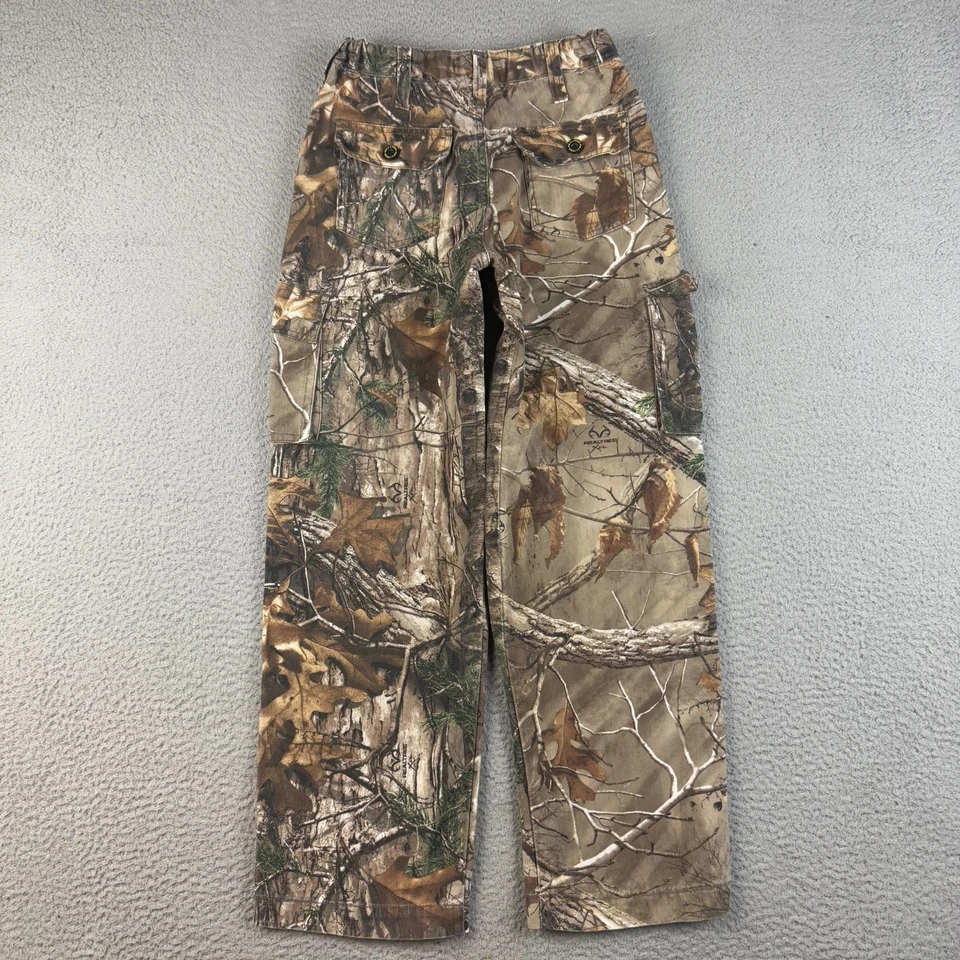 Calça de camuflagem Realtree Xtra masculina extra grande 14/16 perna reta calça cargo - Imagem 2 de 4
