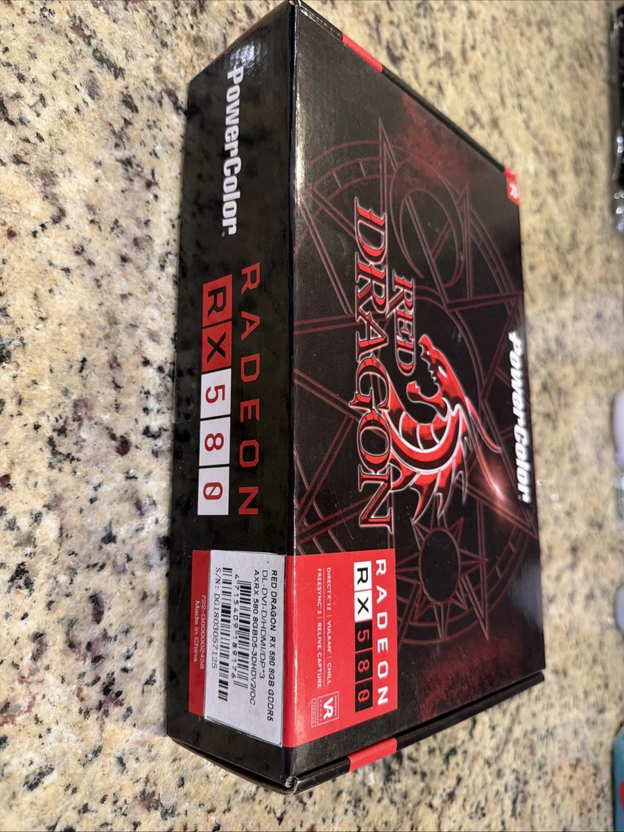 AMD PowerColor AMD Radeon RX 580 Computer Graphics Cards for sale