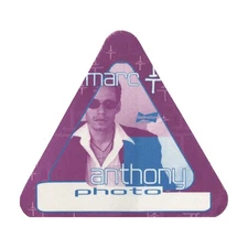 Marc Anthony 2002 Mended Concert Tour Backstage Pass