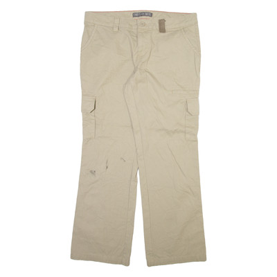 DICKIES Cargo Herren Cargohose Beige Relaxed Bootcut W36 L31