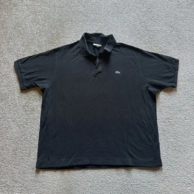 LACOSTE Herren Poloshirt Polohemd 3XL Polo T Shirt Classic Logo 25004 Schwarz - Bild 1 von 4