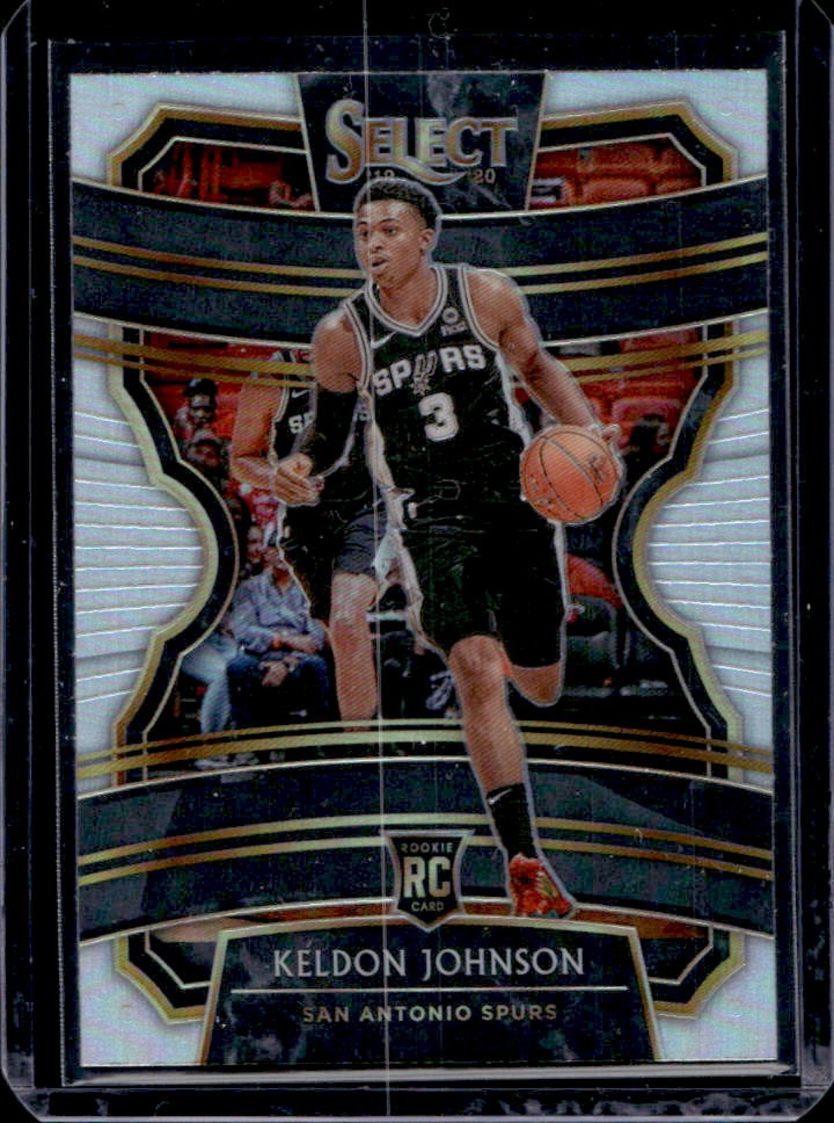 2019-20 Panini Select Keldon Johnson RC Silver Prizm Rookie Concourse #45 Spurs