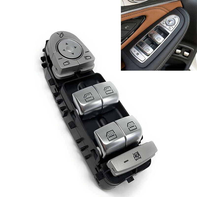 Power Window Master Control Switch 2229056800 For Mercedes Benz C300 C63 W205 Foto 3 de 4