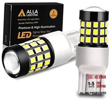 Upgraded T20 7440 7443 Strobe LED Brake Stop or Back-Up 6000K Xenon White