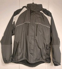 Nordic Track Insulated Ski Jacket Men’s Medium Winter Black Fleece Lined