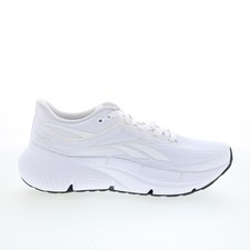 Reebok Zignition Womens White Canvas Lace Up Athletic Running Shoes