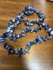 10-15mm Sodalite Gemstone Chip Freeform Loose Beads 24in Strand