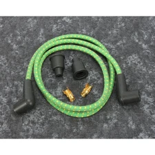 Volt Tech Green/Yellow Universal 7mm Braided Plug Wire Kit - 32-1214