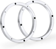 6.5" Speaker Spacers, 0.63" Thickness Metal Adapter Rings for...