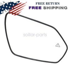 Mirror Glass Heated W/Blind Spot Passenger Side fits Hyundai Elantra 2021-2025