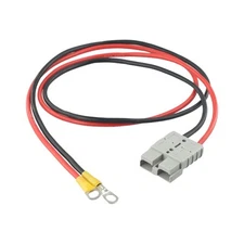 50A Connector Cable-Anderson Plug-Lead To Lug M8-Terminal Battery-Charging N E W