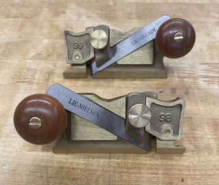 Lie Nielsen Toolworks Pair of Side Rabbet Planes 98 And 99 Made In USA
