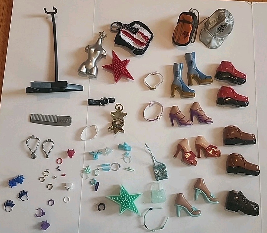 Bratz Doll Shoe , Jewelry & Accessories Lot