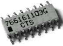 3Pcs 766163102GPTR7 Resistor Networks & Arrays 1Kohms 16Pin 2% Isolated