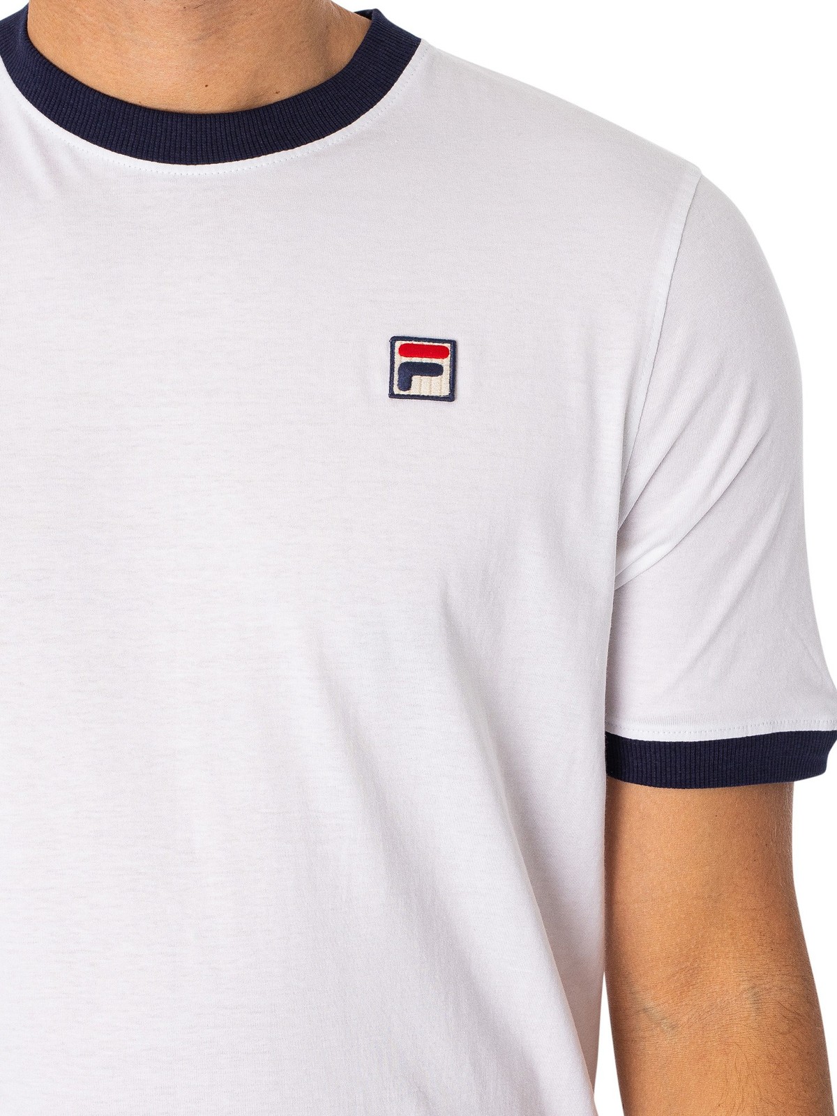 Fila Uomo Maglietta Marconi Ringer bianca