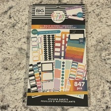 NEW Happy Planner Sticker Book - Bold School - Student 847 Pieces