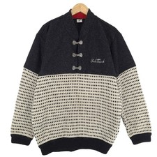 Pull Telemark Nordic Scandinave Fair Isle Vintage Chaud Tricoté Hommes Taille M
