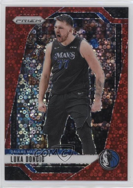 2024-25 Panini Prizm Fast Break Red Prizm 3/100 Luka Doncic #89 hs9
