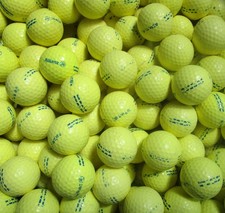 100 gelbe  Rangeb&auml;lle Golfb&auml;lle AAA bis A f&uuml;r Crossgolf und zum &uuml;ben