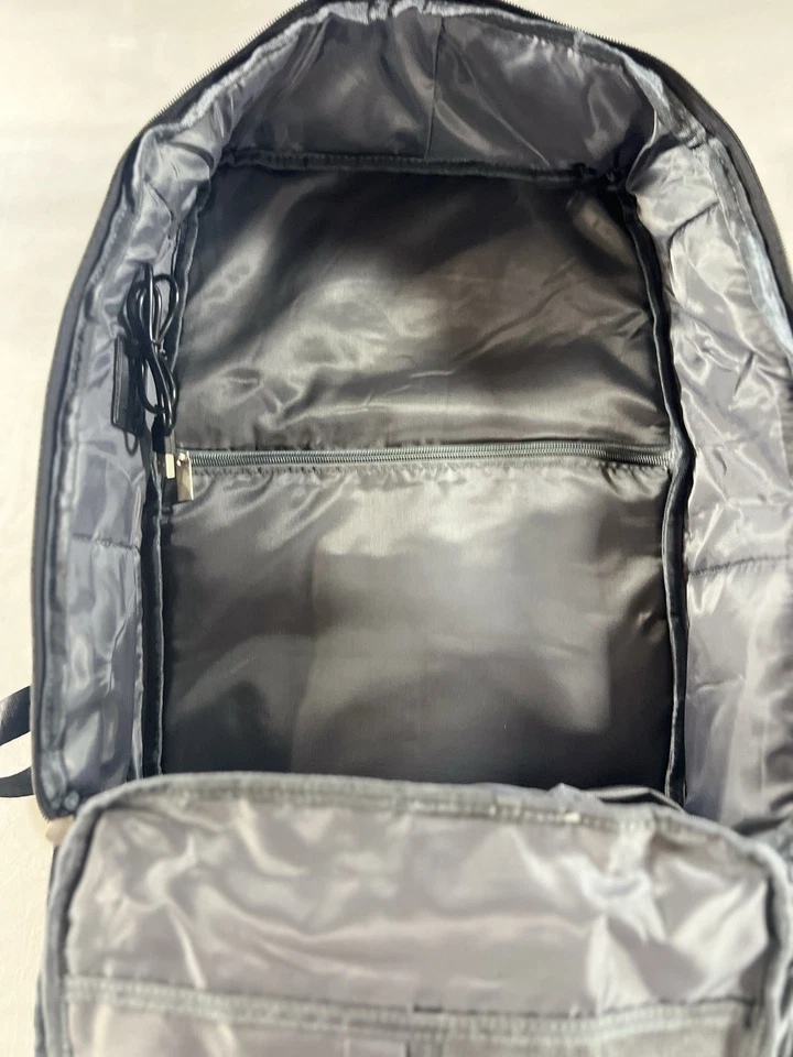 旅行背包 手提背包,黑色 25L 升 — 第 3/4 张图片