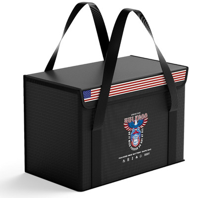 12V 100Ah LiFePO4 Lithium Battery Explosion-Proof Fireproof Safe Bag Storage Box