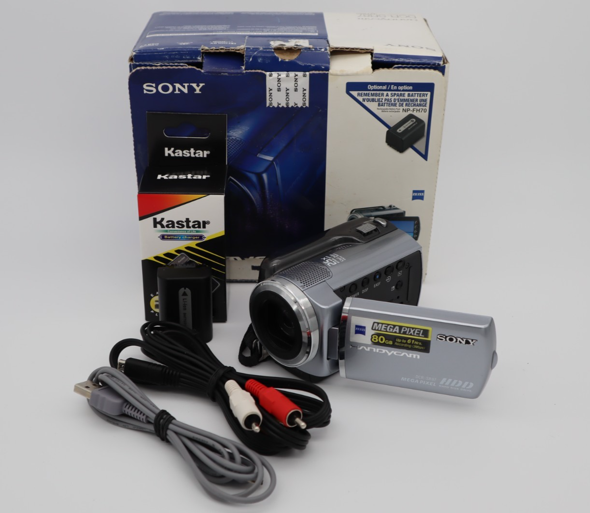 完動品 SONY Handycam DCR-SR87 箱付き 完動品 SONY Handycam DCR-SR87