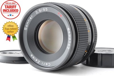 Rare MMG [TOP MINT+++] Contax Carl Zeiss Sonnar T* 85mm F2.8 Lens